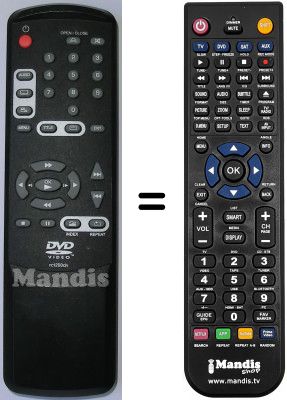 Telecomando equivalente Thomson DVD400SA