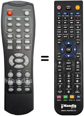 Telecomando equivalente Telesystem TS5103