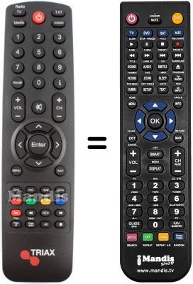 Telecomando equivalente TR112