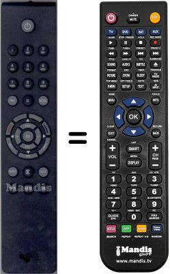 Telecomando equivalente Triax RC101