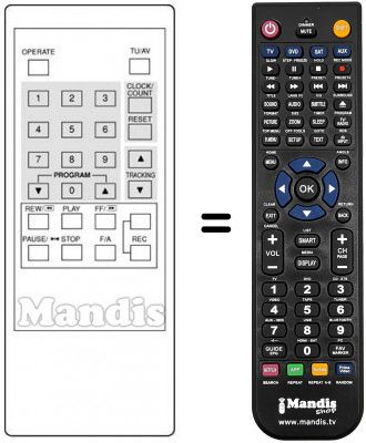 Telecomando equivalente Formenti REMCON093