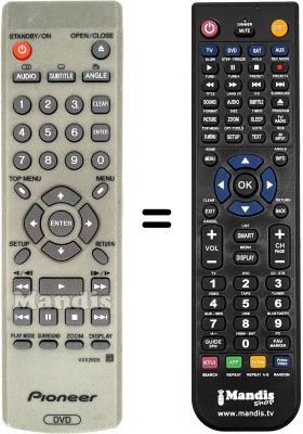 Telecomando equivalente Pioneer DV550