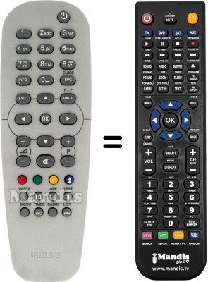 Telecomando equivalente Philips DCR2020 / 03
