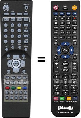 Telecomando equivalente Diffe HVS57641