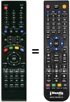 Telecomando equivalente Kenstar HVS57510