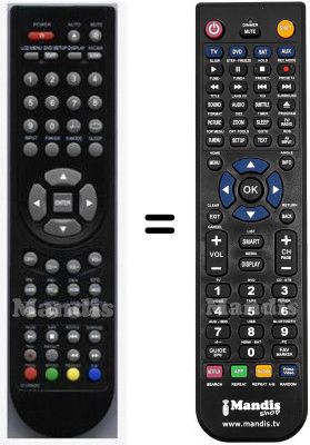 Telecomando equivalente HVS57530