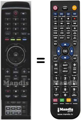 Telecomando equivalente HVS57650