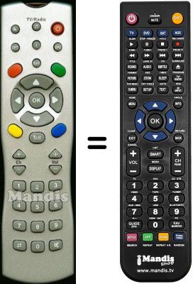 Telecomando equivalente Brain Wave SEC15452W