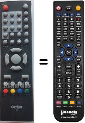 Telecomando equivalente Fonestar WHV15708W