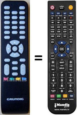 Telecomando equivalente Grundig SEC14055W