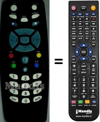 Telecomando equivalente WHV14827W