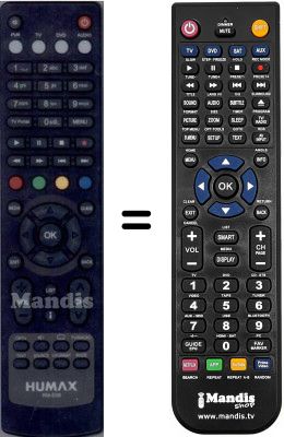 Telecomando equivalente WHV15747W