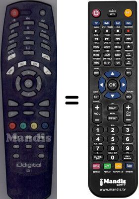 Telecomando equivalente WHV12390W