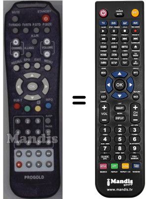 Telecomando equivalente Kaon SEC3158W