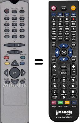 Telecomando equivalente WHV3438W