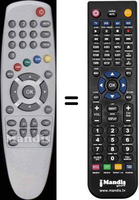 Telecomando equivalente WHV3112W