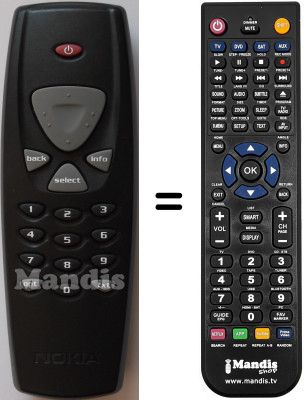 Telecomando equivalente WHV3596W