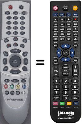 Telecomando equivalente WHV15363W