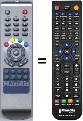 Telecomando equivalente HVS53504