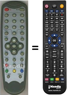 Telecomando equivalente HVS53329