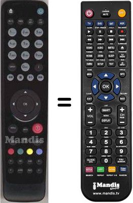 Telecomando equivalente HVS53389