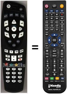 Telecomando equivalente HVS53477