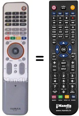 Telecomando equivalente HVS53233