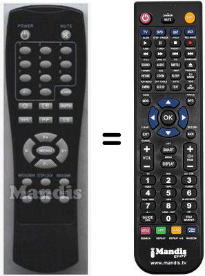 Telecomando equivalente HVS54949 Telecomando equivalente HVS54949