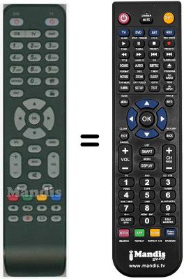 Telecomando equivalente HVS53457