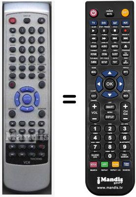 Telecomando equivalente HVS59608