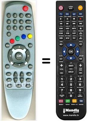 Telecomando equivalente HVS53475