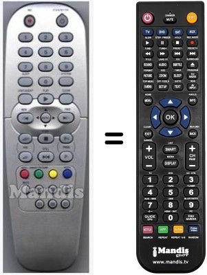 Telecomando equivalente HVS54079