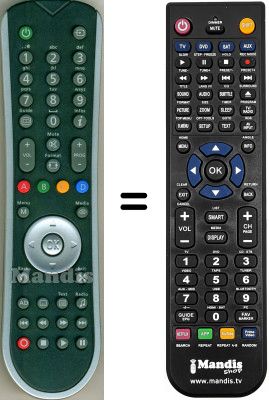 Telecomando equivalente SAGEMCOM HVS53456