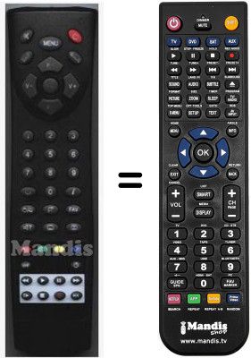 Telecomando equivalente HVS53256