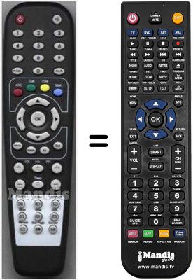 Telecomando equivalente HVS54927