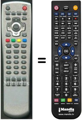 Telecomando equivalente HVS54014