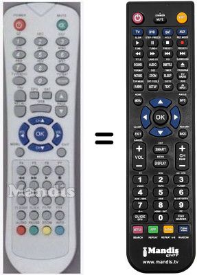 Telecomando equivalente HVS53230