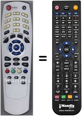 Telecomando equivalente Smart HVS53482