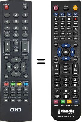 Telecomando equivalente Oki WHV12073