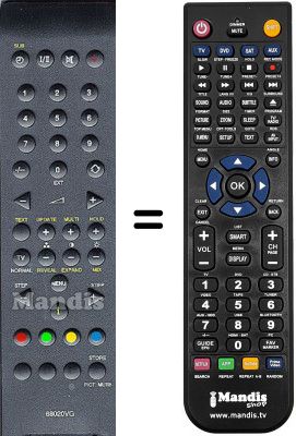 Telecomando equivalente WHV3534