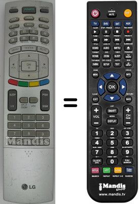 Telecomando equivalente LG SEC15694