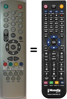 Telecomando equivalente Belson WHV15308