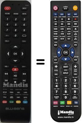 Telecomando equivalente Blusens WHV14320
