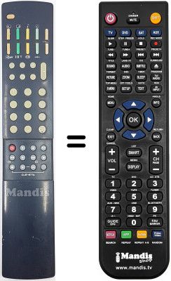 Telecomando equivalente Hitachi WHV7005