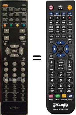 Telecomando equivalente TC09XGIT-7