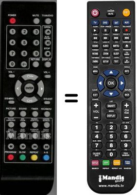 Telecomando equivalente Prosonic SEC14271