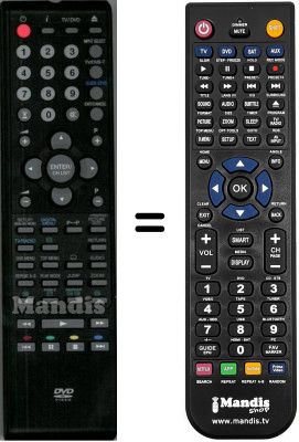 Telecomando equivalente Orion WHV14774