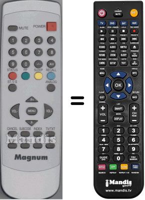 Telecomando equivalente WHV3974