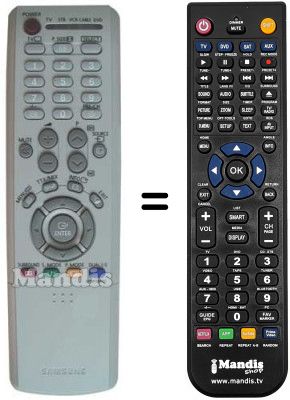 Telecomando equivalente Samsung SEC8535