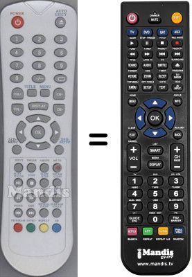 Telecomando equivalente Akai WHV14544